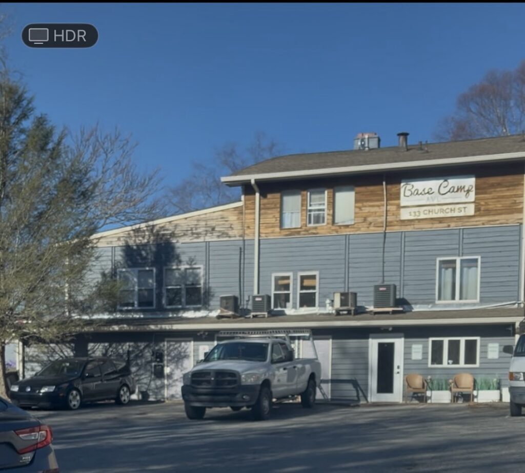 The building at 133 Church Street in Asheville where Born to Bend's Asheville office is located